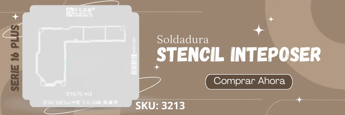 Refacciones para celulares - Stencil Inteposer