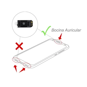Bocina Auricular Para Samsung A02 A12 A13 M12 Ejemplo