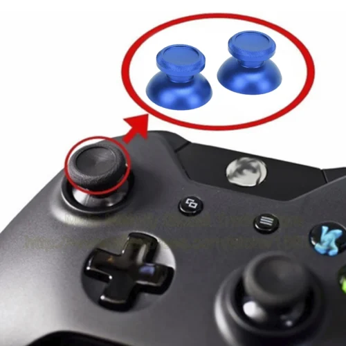 Joystick Palanca De Aluminio Para Xbox One X S Ps4 Azul Ejemplo
