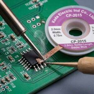 Malla Desoldadora 2mm De Cobre 3pzs Ejemplo