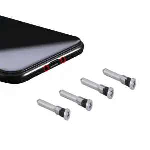 Tornillos Para iPhone 11 11 Pro 11 Pro Max 0.8mm Plata Ejemplo