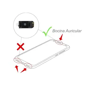 Bocina Auricular Para Samsung A20 A30 A40 A50 Ejemplo