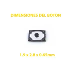 Boton Micro Smd Para Huawei Zte Medidas