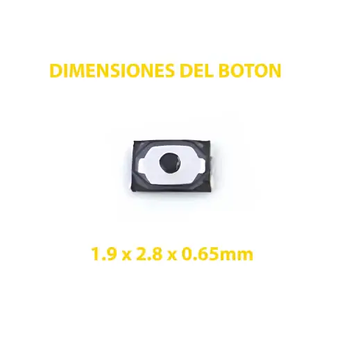 Boton Micro Smd Para Huawei Zte Medidas