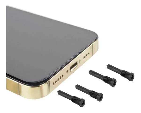 Tornillos Para iPhone 12 Exteriores Estrella 0.8mm 4pzs Negro