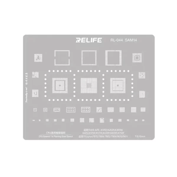 Relife Stencil Para Samsung A10 A70 SAM 14