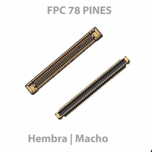 Conector Fpc Compatible Con Samsung A52 A72 78 Pin 2pzs Pines
