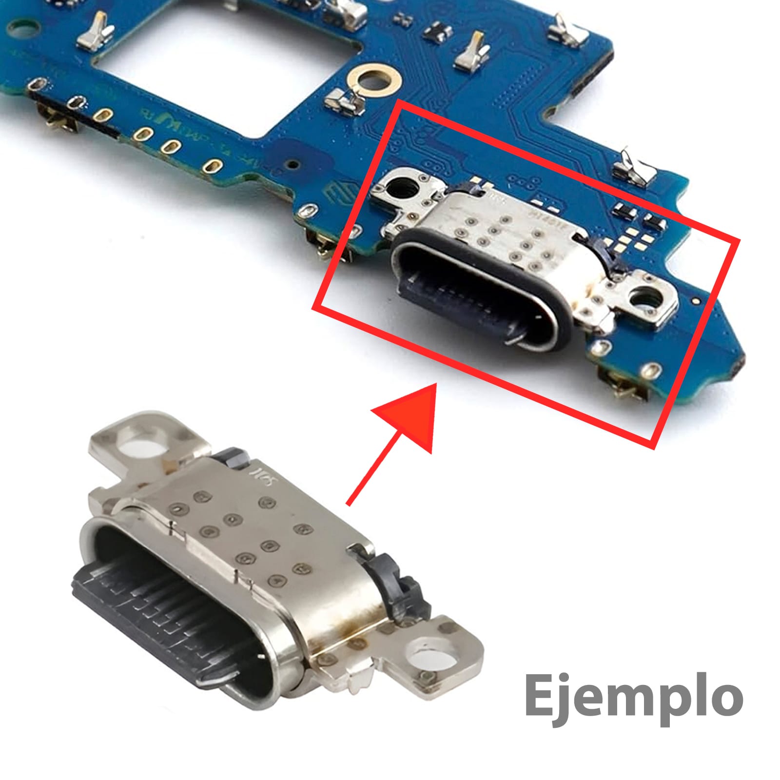 Pin Centro De Carga Para Samsung A54 A33 A73 - Imagen 4