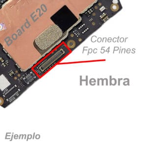 Conector Fpc Board Compatible Con Moto E20 G22 G30 54 Pines Ejemplo