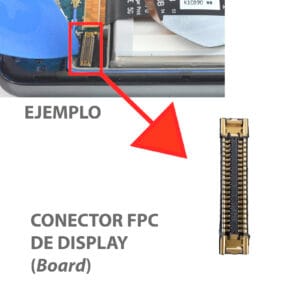 Conector FPC Flex Compatible Con Samsung A52 A72 40 Pin Ejemplo