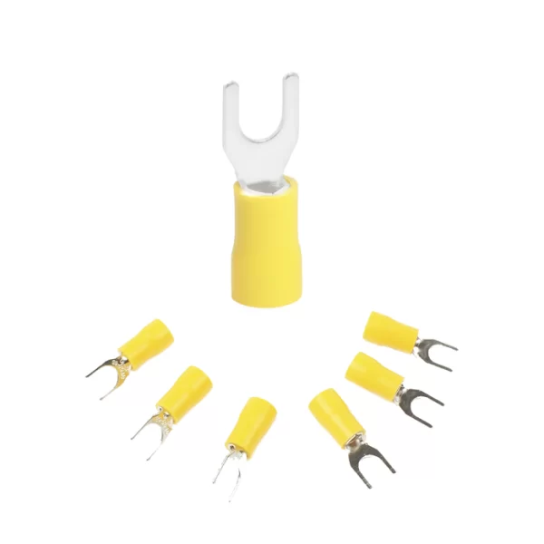 Terminales Sv5.5-5 Horquilla Cable Awg 10 12 Amarillo 20pzs