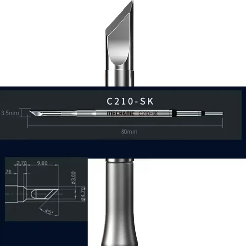 Punta C210 SK Mechanic Medidas