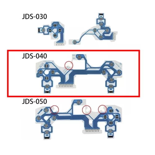 Flex Película De Botones Para Control Ps4 Jdm 040 modelo