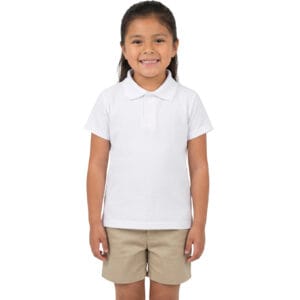 Playera Blanca Escolar Para Niño Y Niña Talla 10