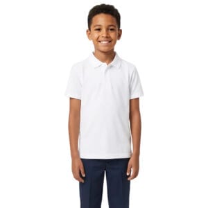 Playera Blanca Escolar Para Niño Y Niña Talla 12 Niño