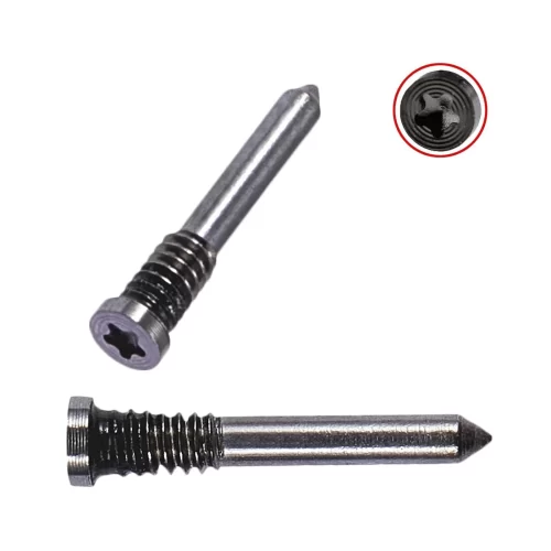 Tornillos Para iPhone 15 15 Pro 15 Pro Max 0,8mm Negro Estrella