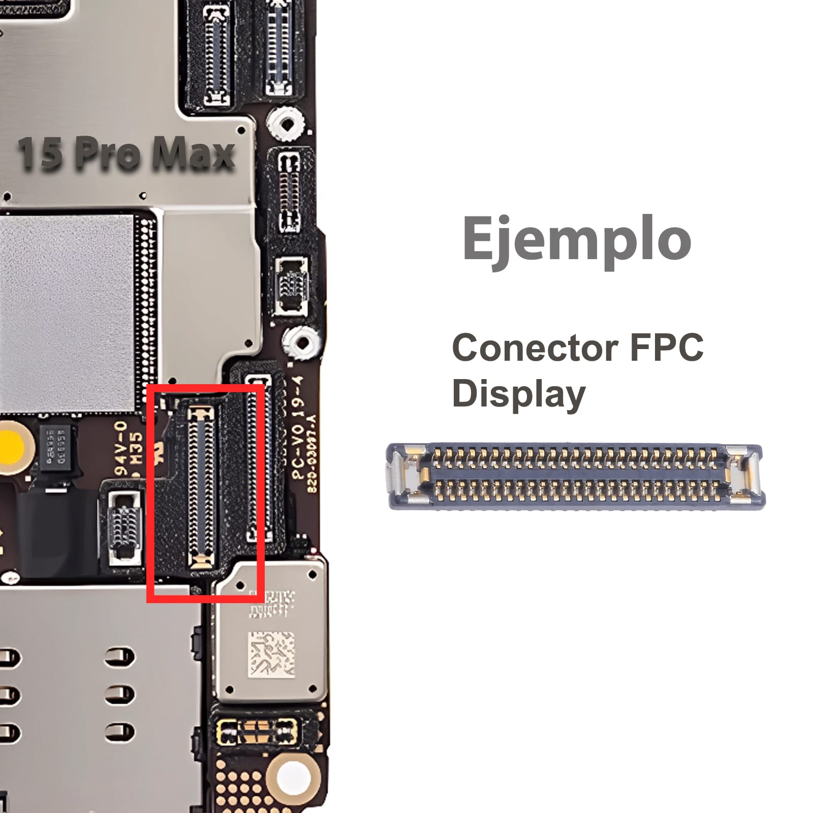 Fpc Display Para iPhone 15 Pro Max 15 P - Imagen 4