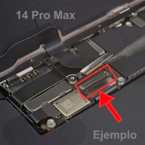 Fpc De Display Para iPhone 14 Pro 15 Pro Max Ejemplo