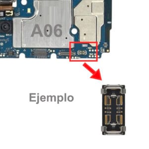 Fpc De Bateria Para Samsung A06 Ejemplo