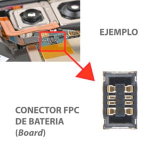 Conector Fpc Bateria Para Samsung S23 S23 Fe Ejemplo