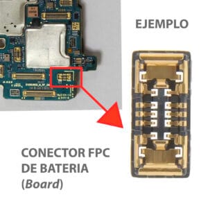 Conector Fpc Bateria Para Samsung S24 Ultra S24 Plus Ejemplo