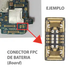 Conector Fpc Bateria Para Samsung S24 Ultra S24 Plus Ejemplo