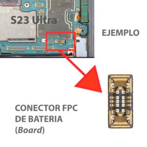 Fpc De Bateria Para Samsung S23 Ultra Ejemplo