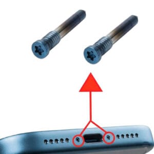 Tornillos Para iPhone 17 Pro Max 0.8mm Azul Ejemplo