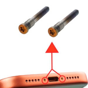 Tornillos Para iPhone 17 Pro Max 0.8mm Naranja Ejemplo