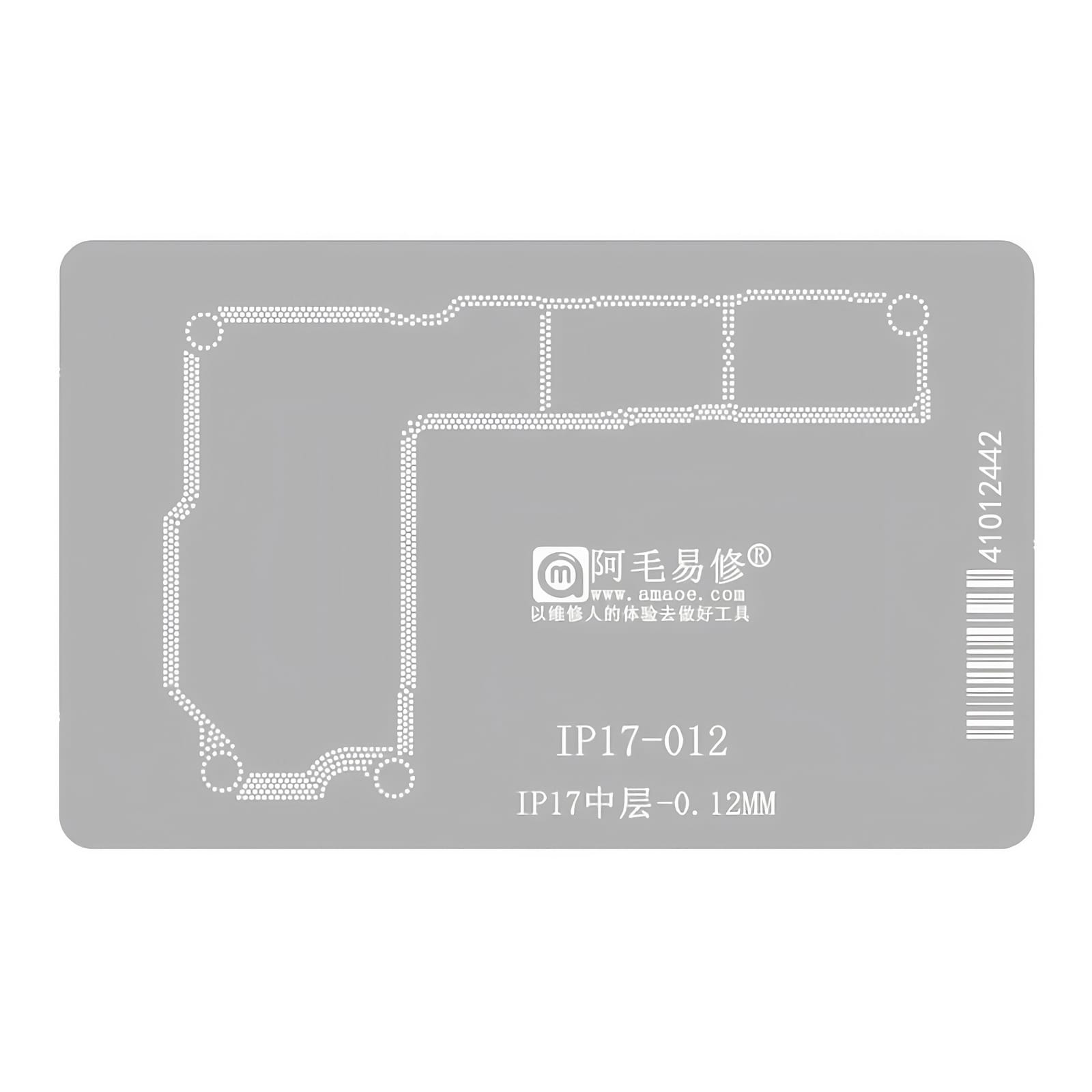 Stencil Interposer Para iPhone 17