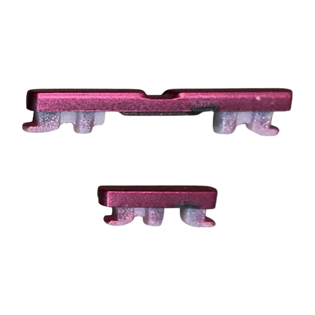Botones Fisicos Para Moto G85 Rojo
