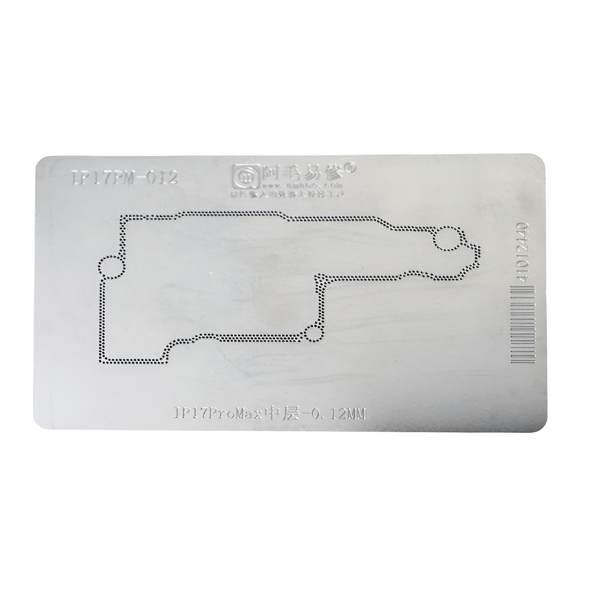 Stencil Interposer Para Ip 17 Pro Max 01