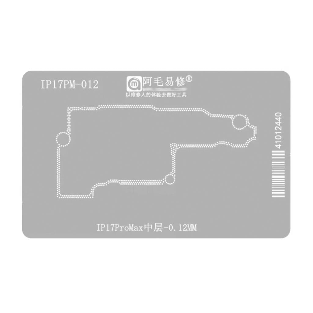 Stencil Interposer Para Ip 17 Pro Max